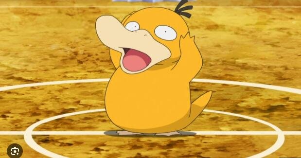 Psyduck hold his head